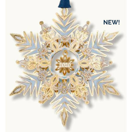 Annual Snowflake Ornament 2020 Snowflake - With Box Bx2020