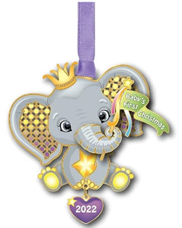 Annual Baby's First Christmas Ornament 2022 Baby's First Christmas - With Box Bx2022