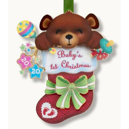 Annual Baby's First Christmas Ornament 2020 Baby's First Christmas - With Box Bx2020