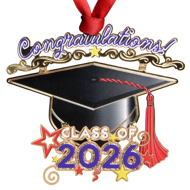 Annual Graduation Ornament Class Of 2026 - Wtih Box Bx2026