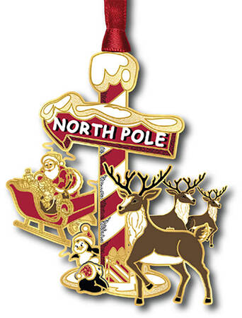 Christmas Ornaments North Pole - Boxed