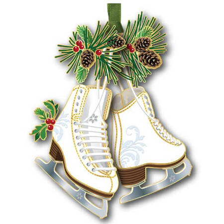 Christmas Ornaments Ice Skates - Boxed