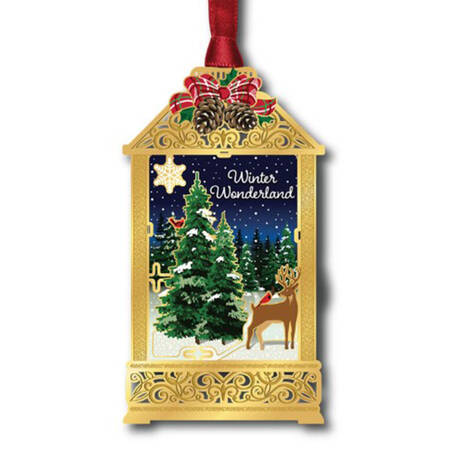 Christmas Ornaments Winter Wonderland Lantern - Boxed