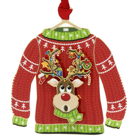 Christmas Ornaments Ugly Christmas Sweater - Boxed