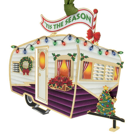 Christmas Ornaments Vintage Camper - Boxed