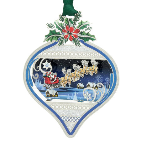 Christmas Ornaments Christmas Scene Bulb - Boxed