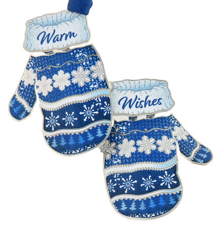 Christmas Ornaments Seasonal Mittens - Boxed