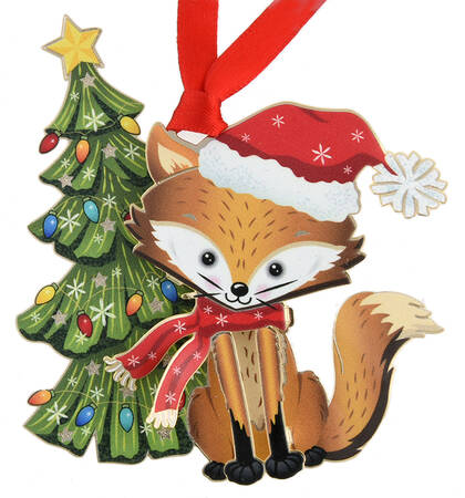 Christmas Ornaments Holiday Fox - Boxed