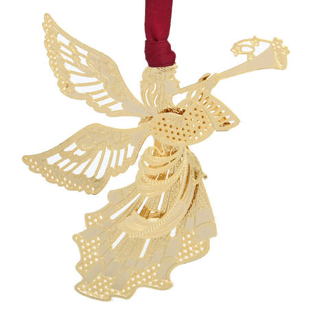 Gold Ornaments Heralding Angel - Boxed