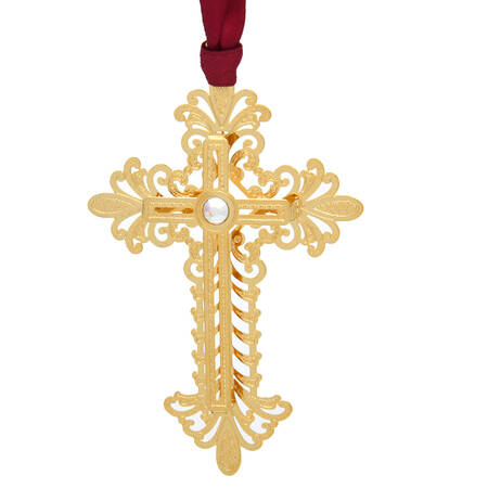 Gold Ornaments Gold Cross - Boxed