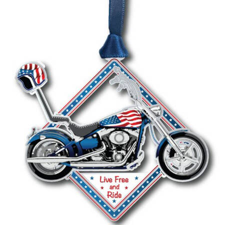 Americana Ornaments Americana Motorcycle - Boxed