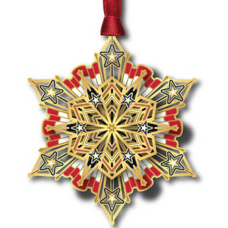 Americana Ornaments Americana Snowflake - Boxed