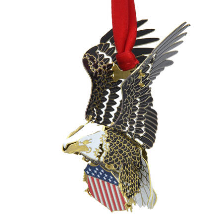 Americana Ornaments Blad Eagle 3d - Boxed