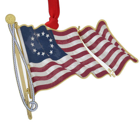 Americana Ornaments Betsy Ross Flag - Boxed