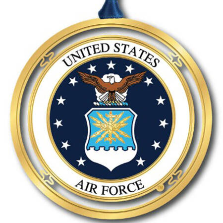 Military Ornaments U.S. Air Force Seal - Boxed