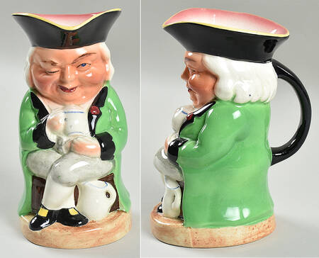 Character Jug The Winker - Green Coat - No Box