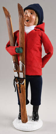Snow Day Fun Specialty Characters Snow Day Family - Man With Skis - No Box 39b