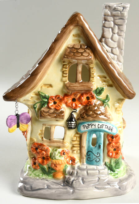 Candle House Collection (Non Seasonal) Poppy Cottage  - No Box