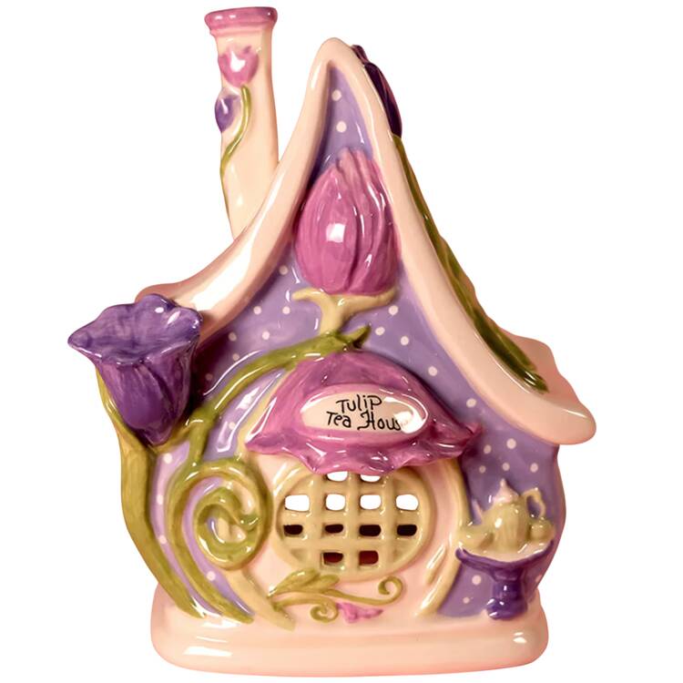 Candle House Collection (Non Seasonal) Tulip Tea House - No Box