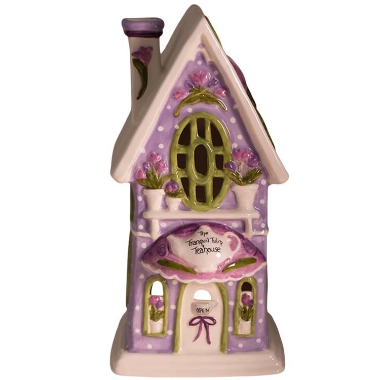 Candle House Collection (Non Seasonal) Tranquil Tulip Teahouse - No Box