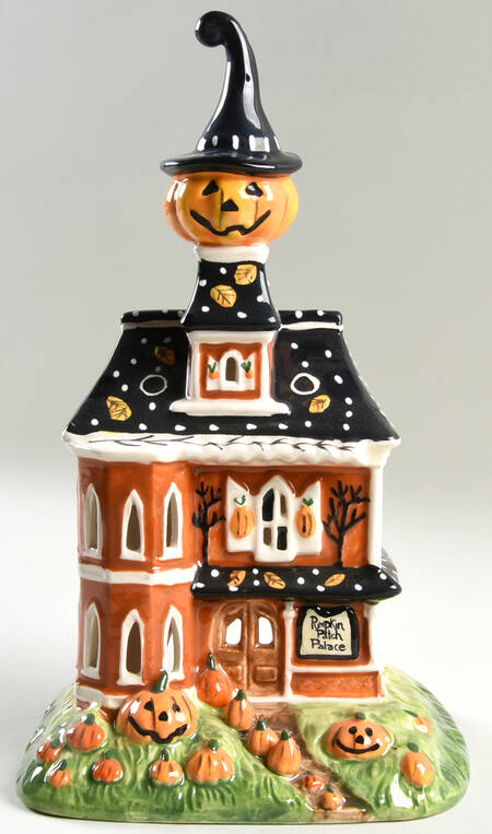 Halloween Tea Lights Pumpkin Patch Palace - No Box