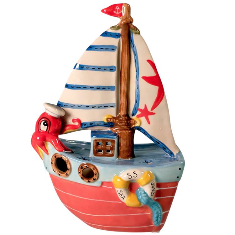 Tea Lights Sailboat - No Box