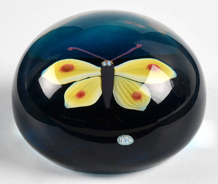 Limited Edition Dated Paperweight Butterfly - Boxed