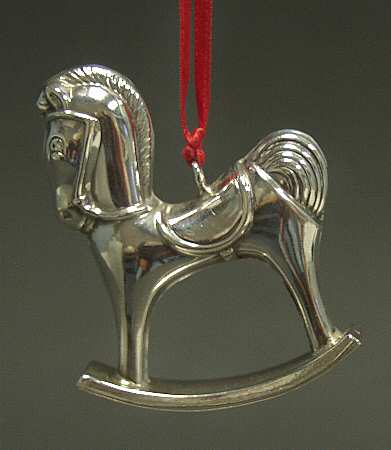 Christmas Ornaments Rocking Horse - No Box