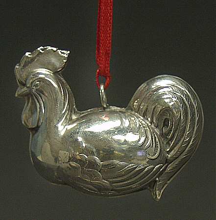 Christmas Ornaments Rooster - Boxed