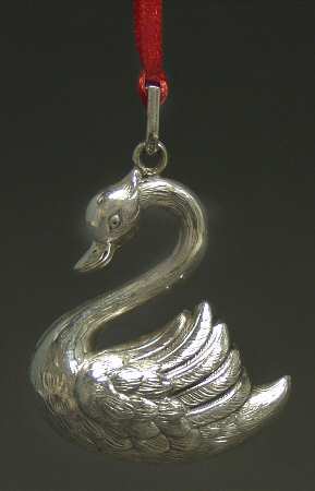 Christmas Ornaments Swan - Boxed