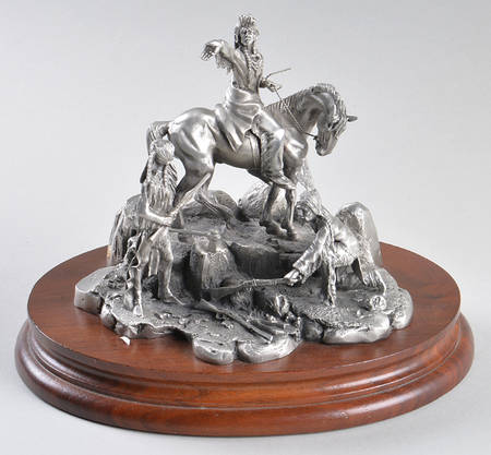 Chilmark Pewter Figurines Chief Joseph - Boxed