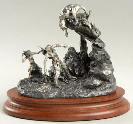 Chilmark Pewter Figurines Suprise Encounter - No Box