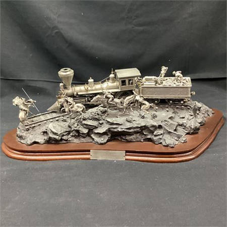 Chilmark Pewter Figurines Attack On The Iron Horse - Boxed