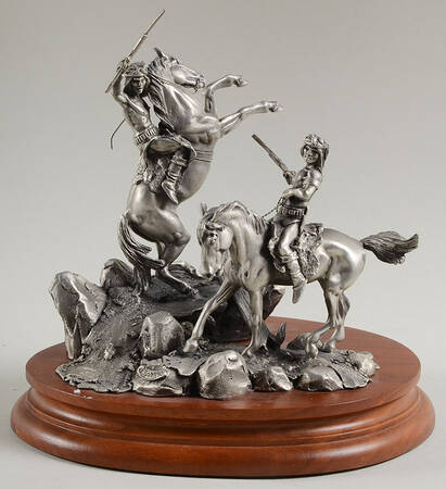 Chilmark Pewter Figurines Cochise - No Box