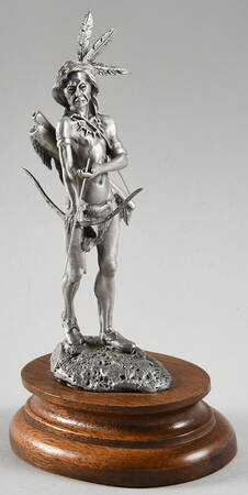 Chilmark Pewter Figurines Mandan Hunter - No Box
