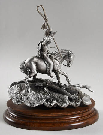 Chilmark Pewter Figurines Enemy Tracks - No Box