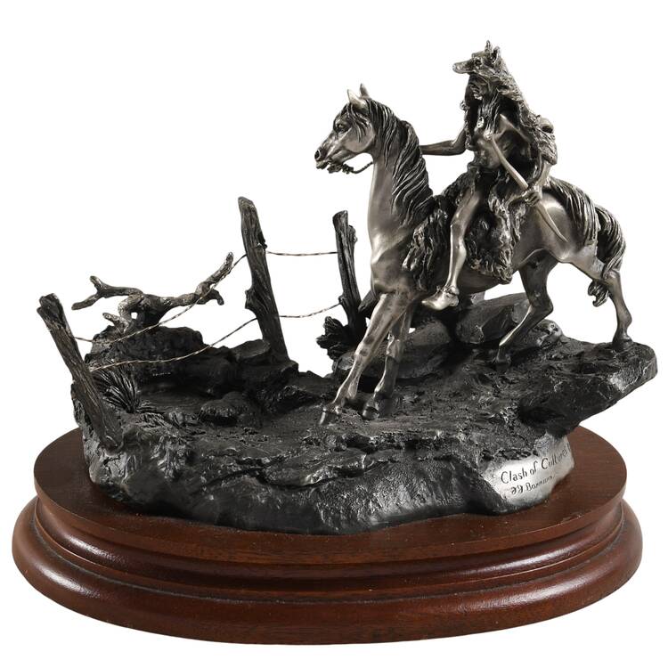 Chilmark Pewter Figurines Clash Of Cultures - No Box