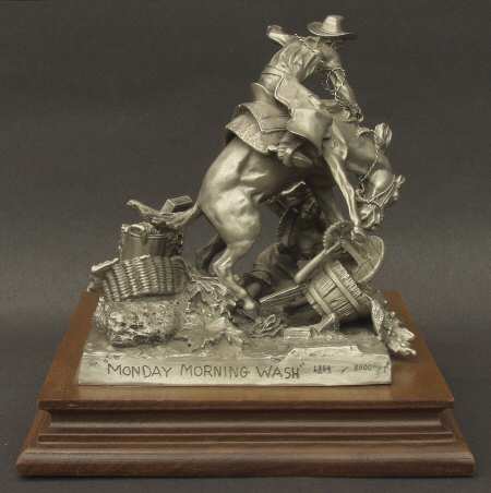 Chilmark Pewter Figurines Monday Morning Wash - No Box