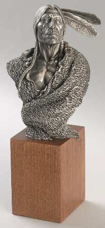 Chilmark Pewter Figurines Old Storyteller-Cheyenne - Boxed
