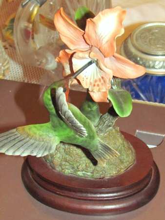Chilmark Pewter Figurines Ruby Throated Hummingbird - Boxed