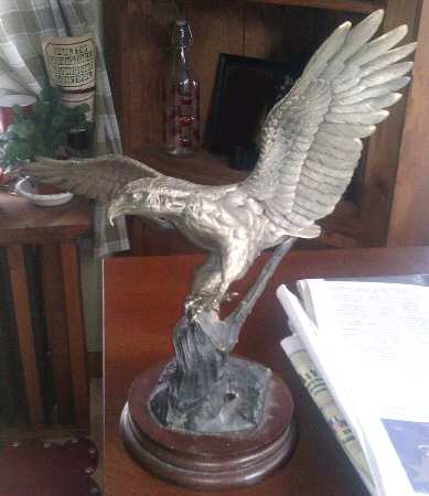 Chilmark Pewter Figurines Winged Victory - Boxed