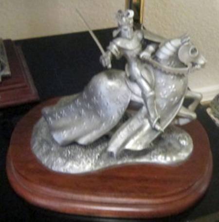Chilmark Pewter Figurines King Of France - Boxed
