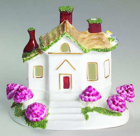 Coalport Cottages Cherry Villa-Six Cherry Bushes - Boxed