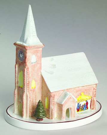 Coalport Cottages The Christmas Church - No Box