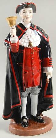 Coalport Figurines The Town Crier - Boxed