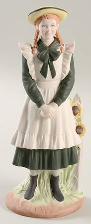 Coalport Figurines Anne Of Green Gables-Green Dress Var 2 - Boxed