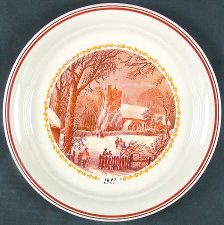 Corning Christmas Plate Christmas Plate - No Box