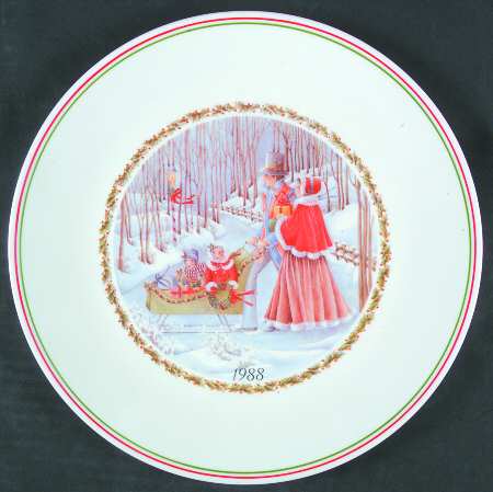 Corning Christmas Plate Christmas Plate - No Box