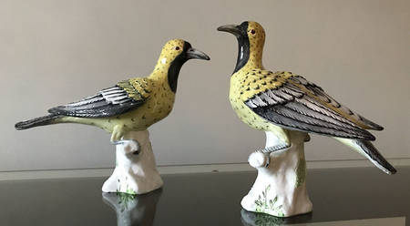 Bird Figurines Banana Bird-Pair - No Box