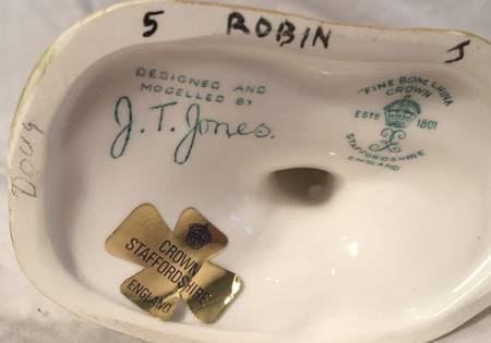 Bird Figurines Robin - No Box
